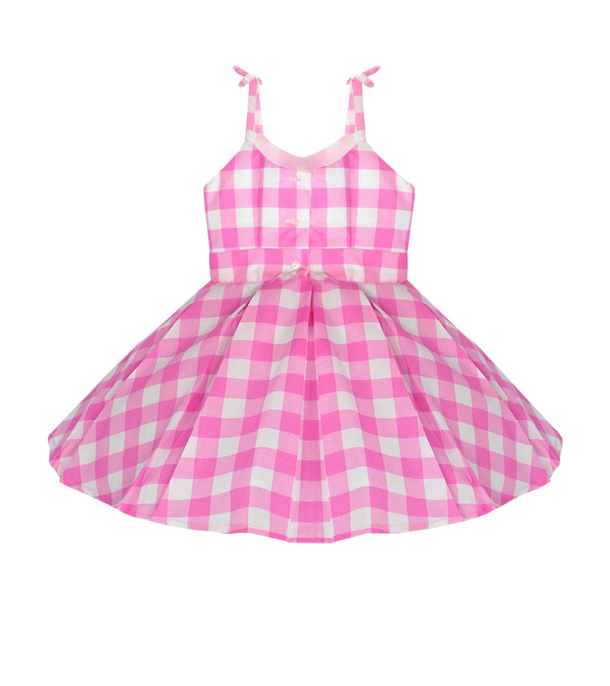 Barbara Pink gingham Dress