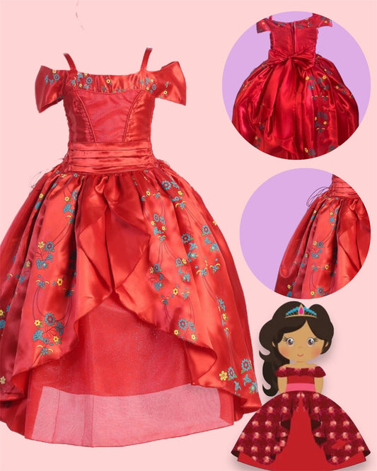 Esme Red Princess Dress