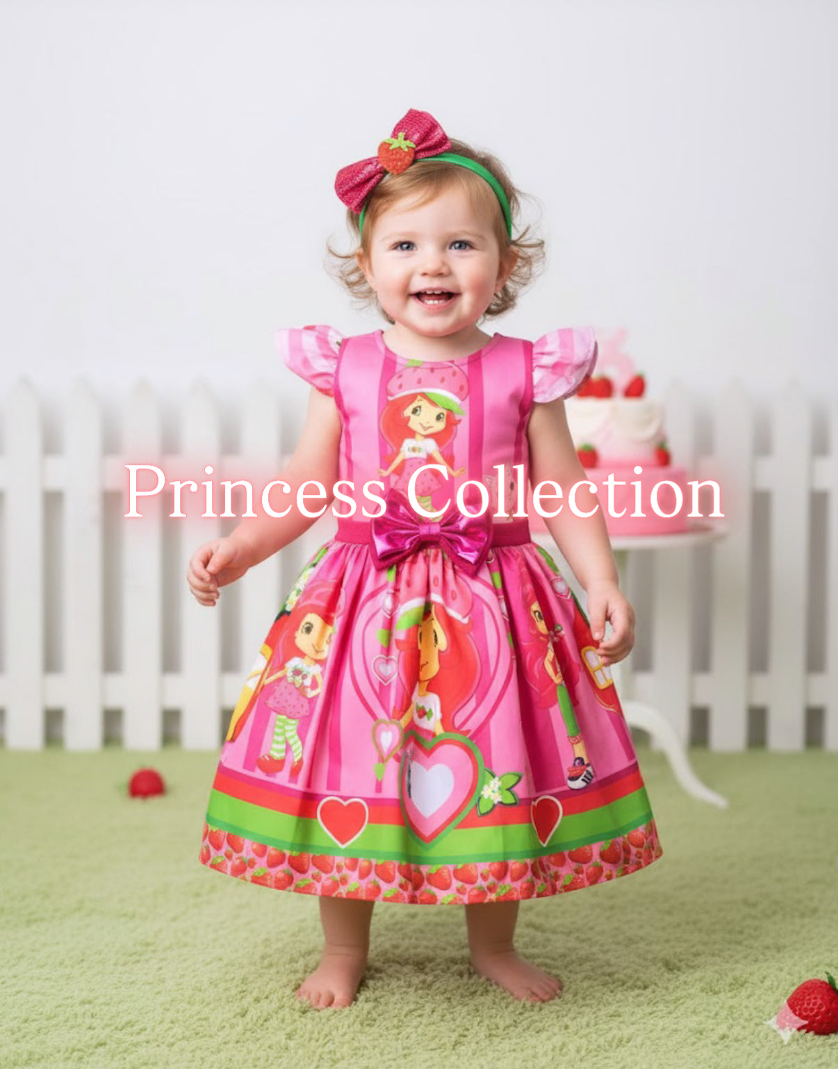 Little Strawberry Toddler Dress