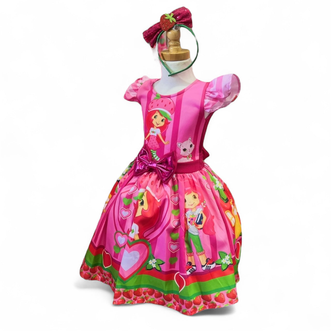 Little Strawberry Toddler Dress